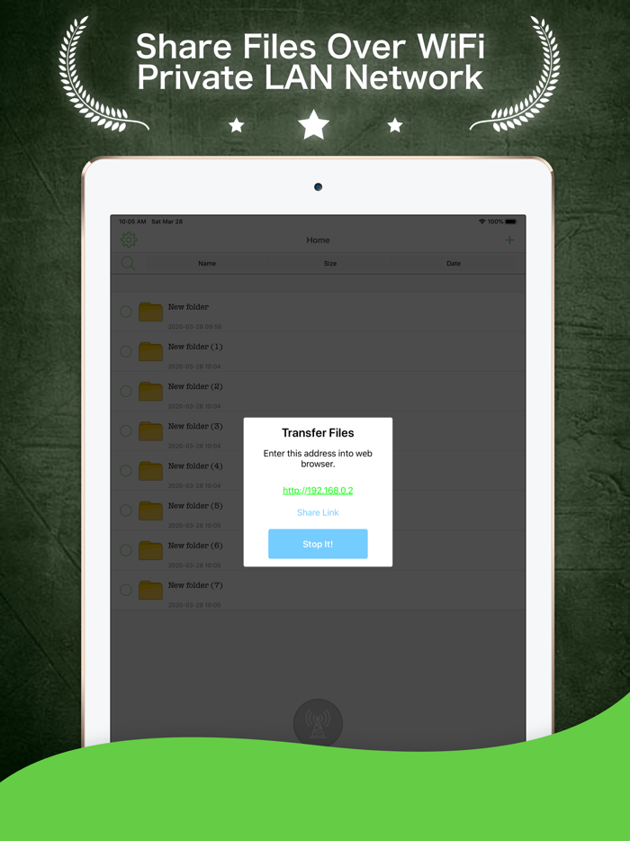 USB Transfer Files Over WiFi