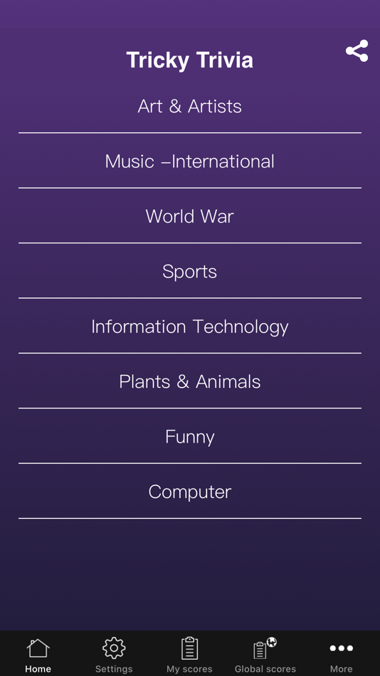 #1. TrickyTrivia: GK Quiz 2020 (iOS) 由: Swaroop S