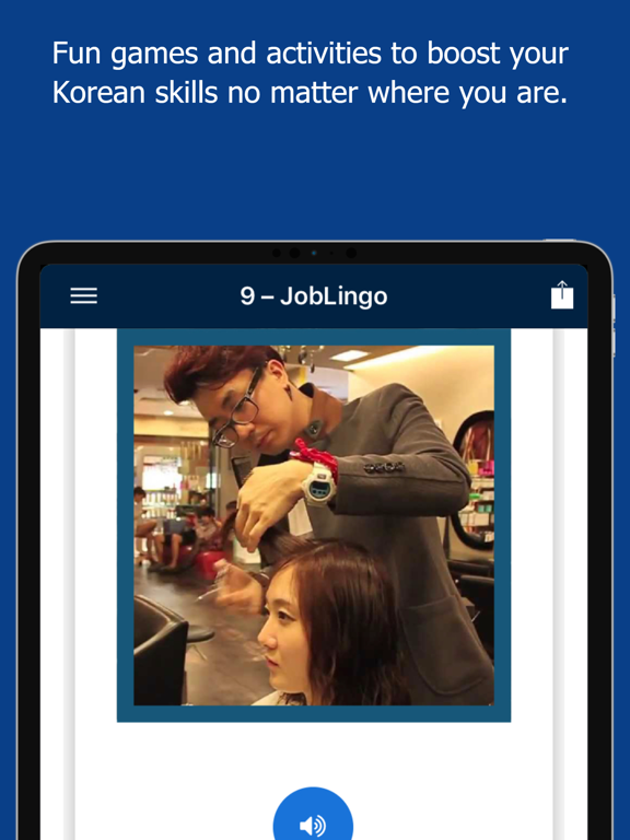 90 Day Korean iPad screenshot 5 - Education app