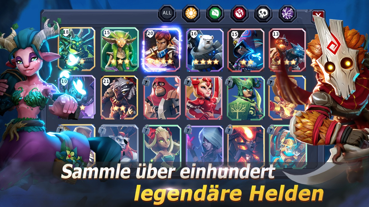 Lionheart: Dark Moon RPG Hack screenshot 1 - iOS game interface