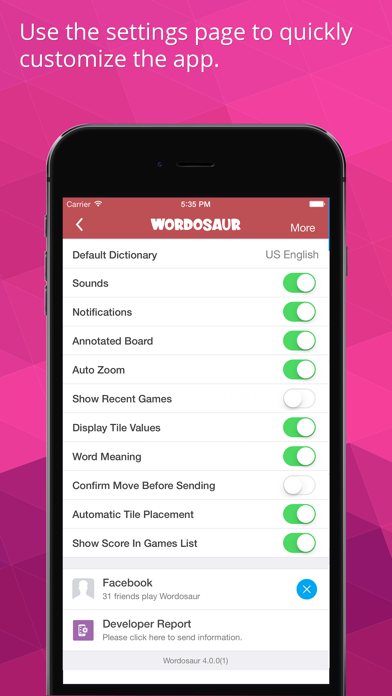 Wordosaur The Social Word Game Screenshot