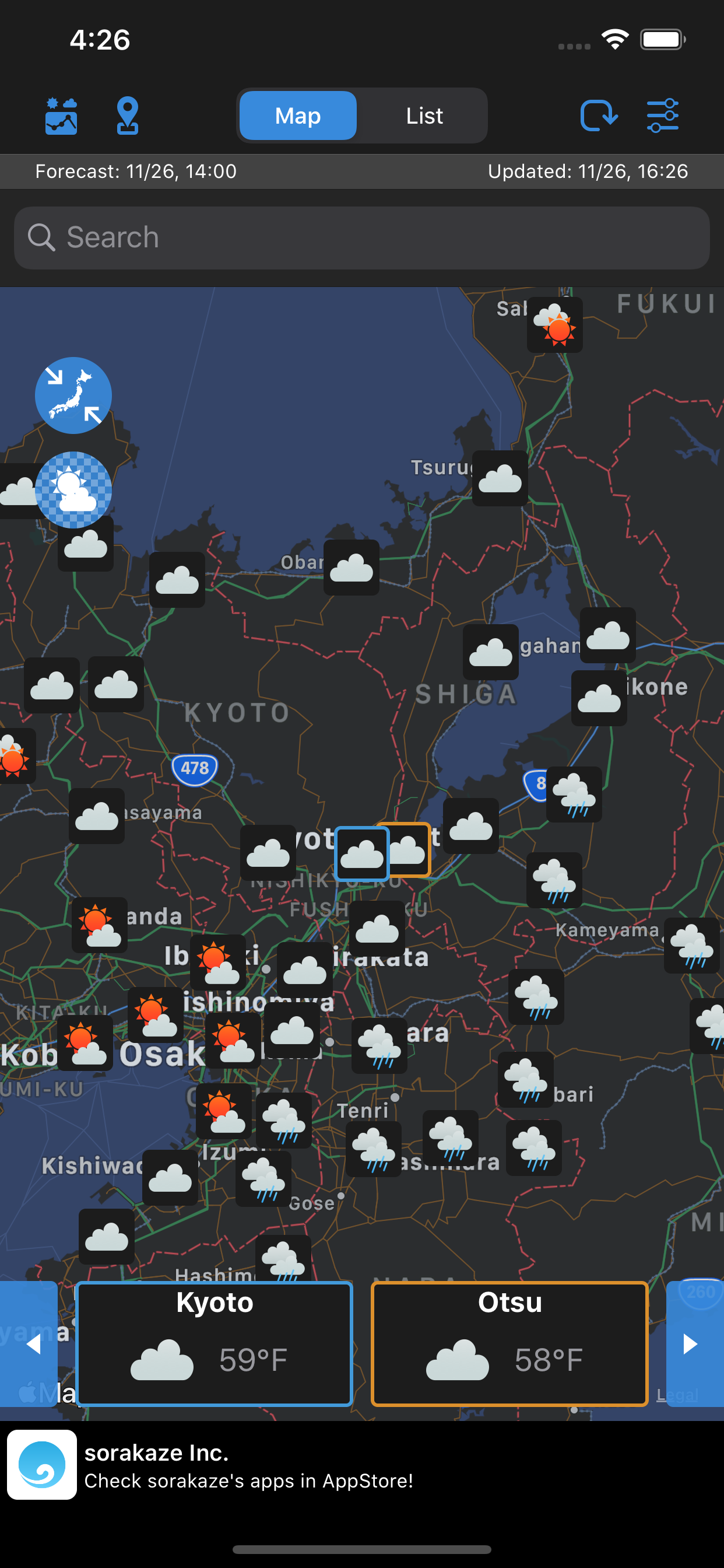 WeatherJapan