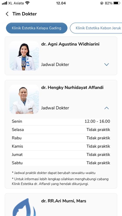 Klinik Estetika dr. Affandi Screenshot