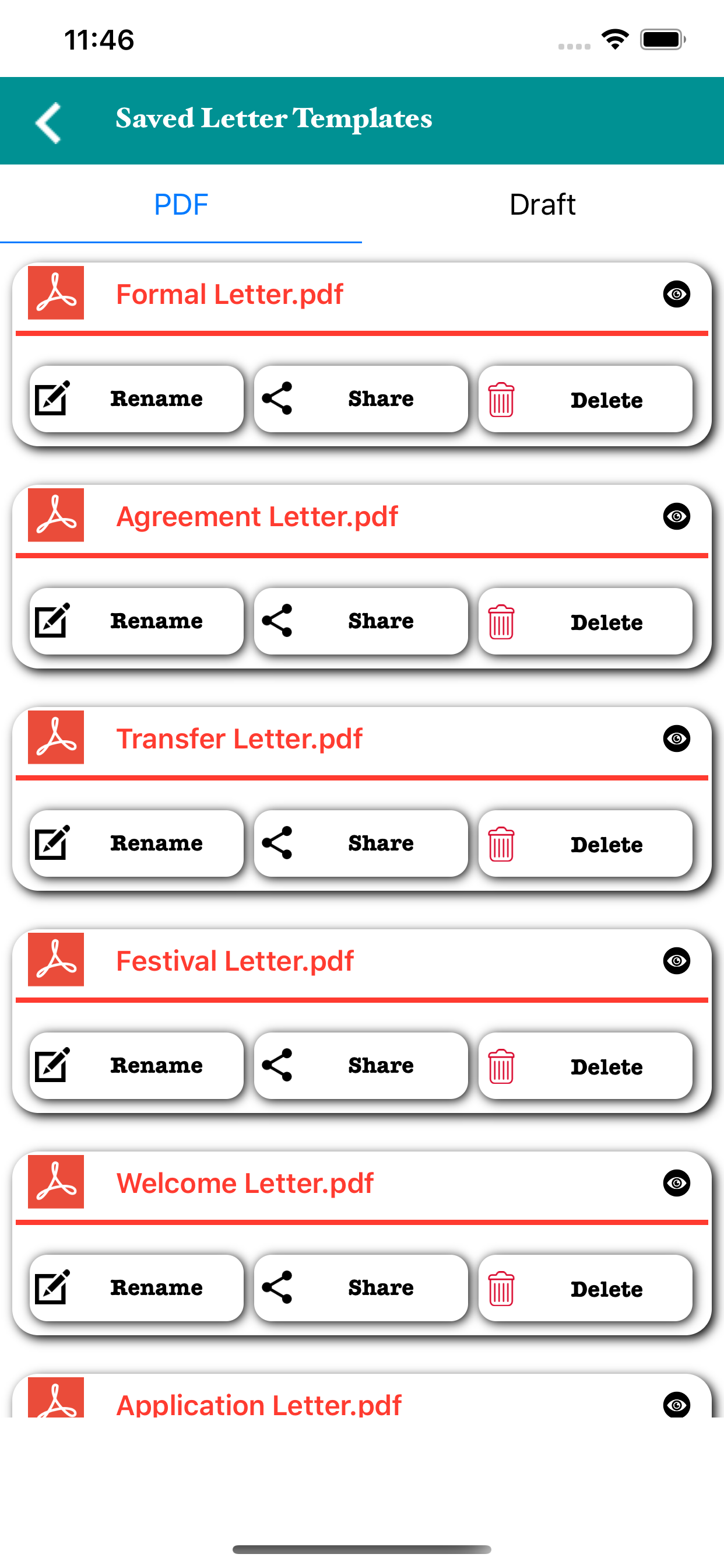 Letter Templates