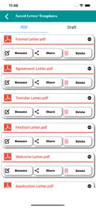 Letter Templates screenshot #4 for iPhone