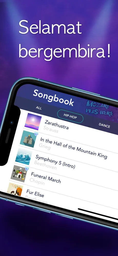 Piano keyboard game with drum