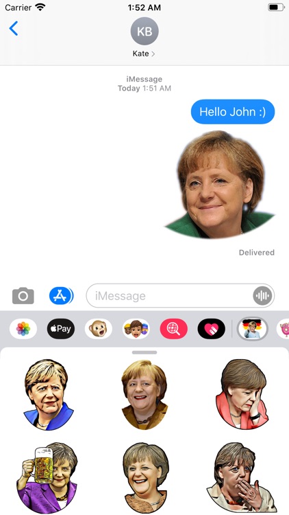 Angela Merkel Stickers Pack