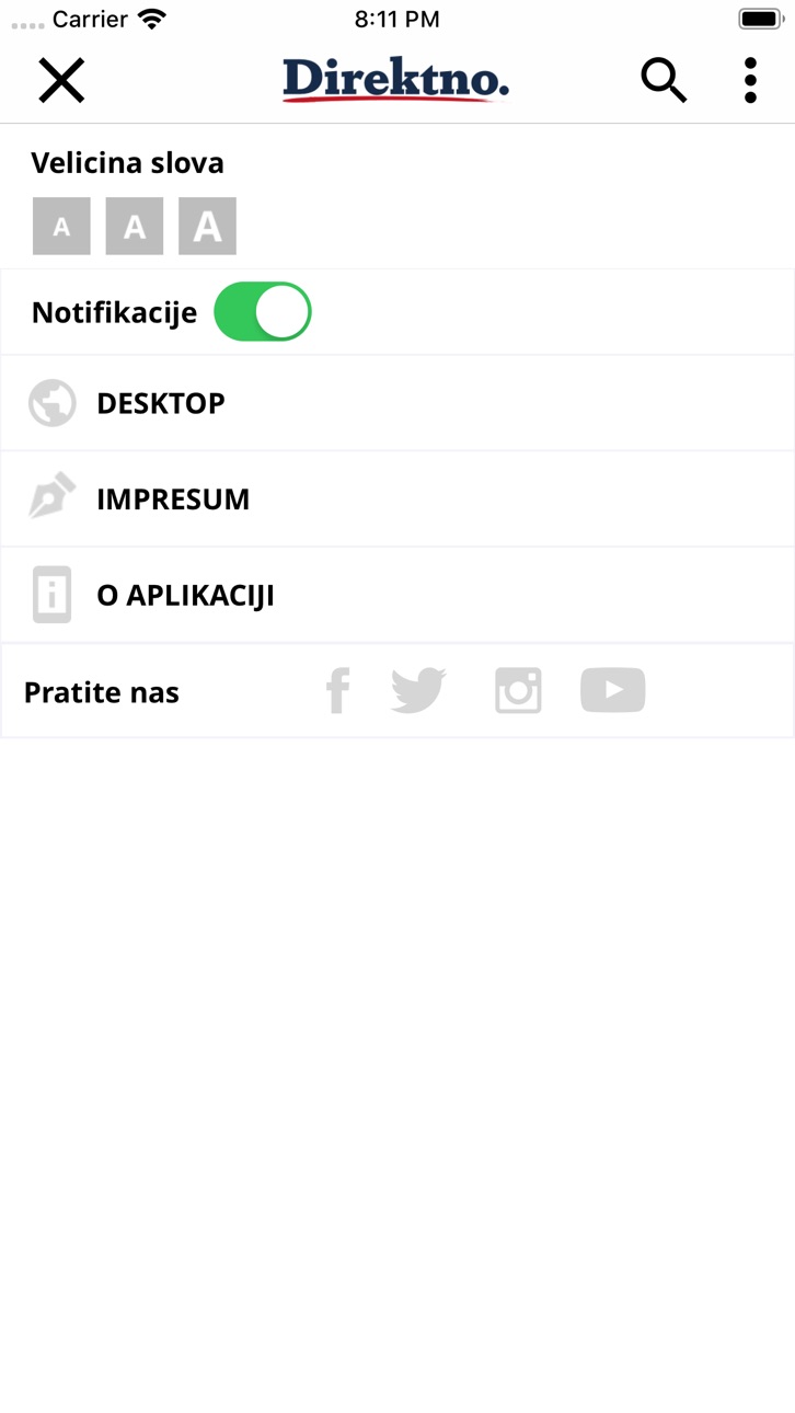 iPhone screenshot