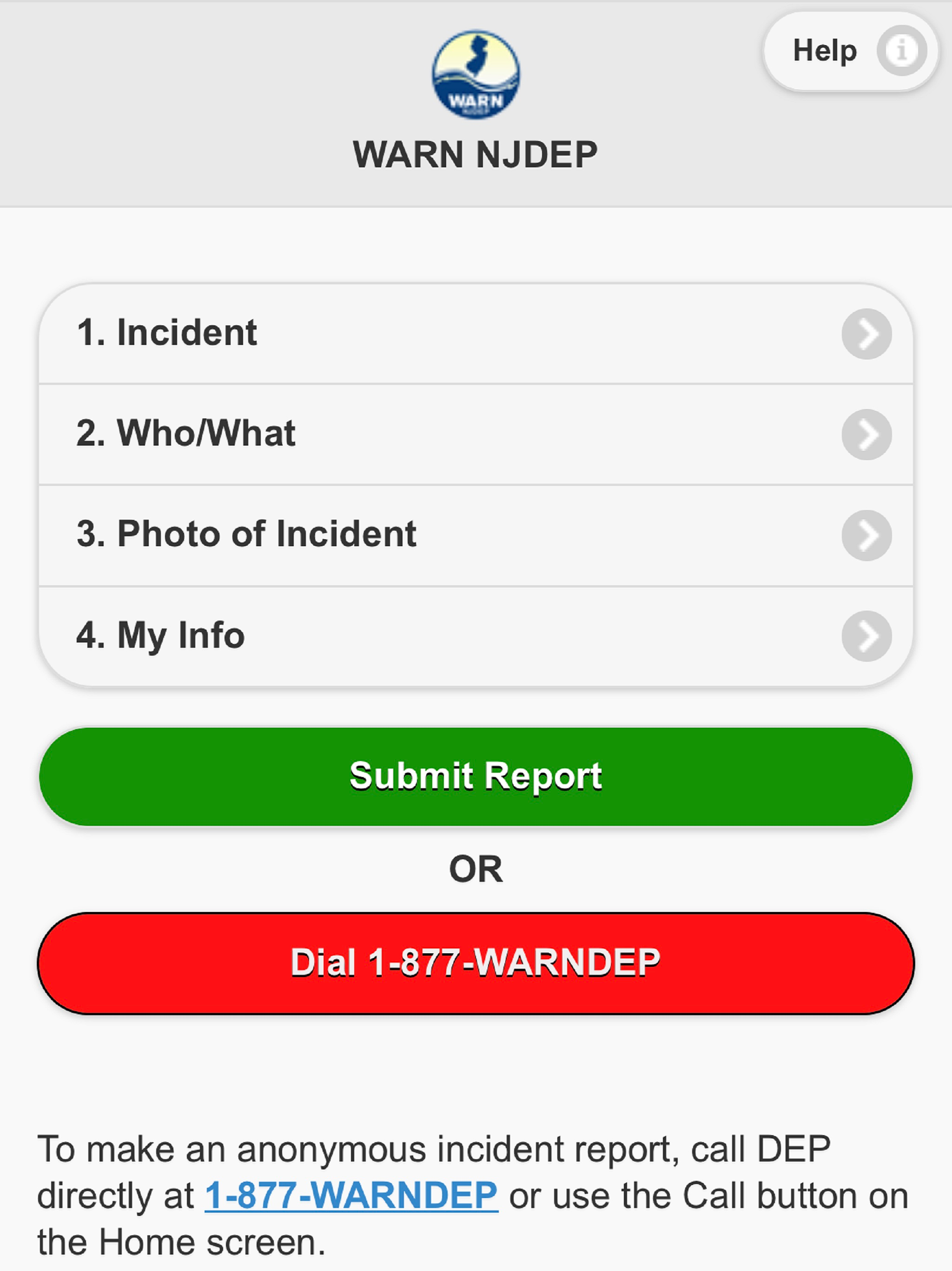 WARN NJDEP
