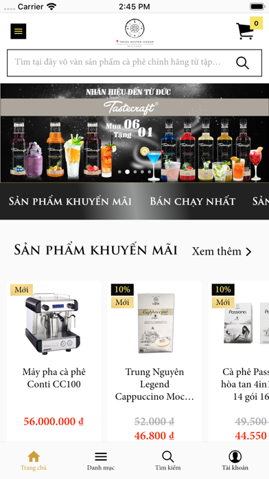 Screenshot #1 pour Trung Nguyên Hypermarket