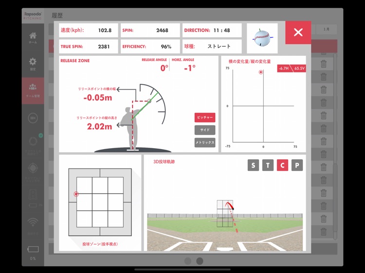Rapsodo Pitching 2.0 Japan screenshot-5