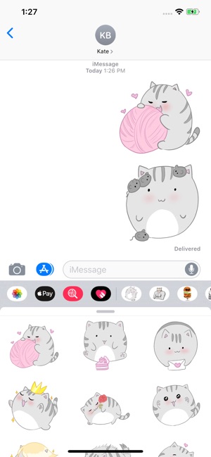 Round Cat Sticker Pack(圖2)-速報App