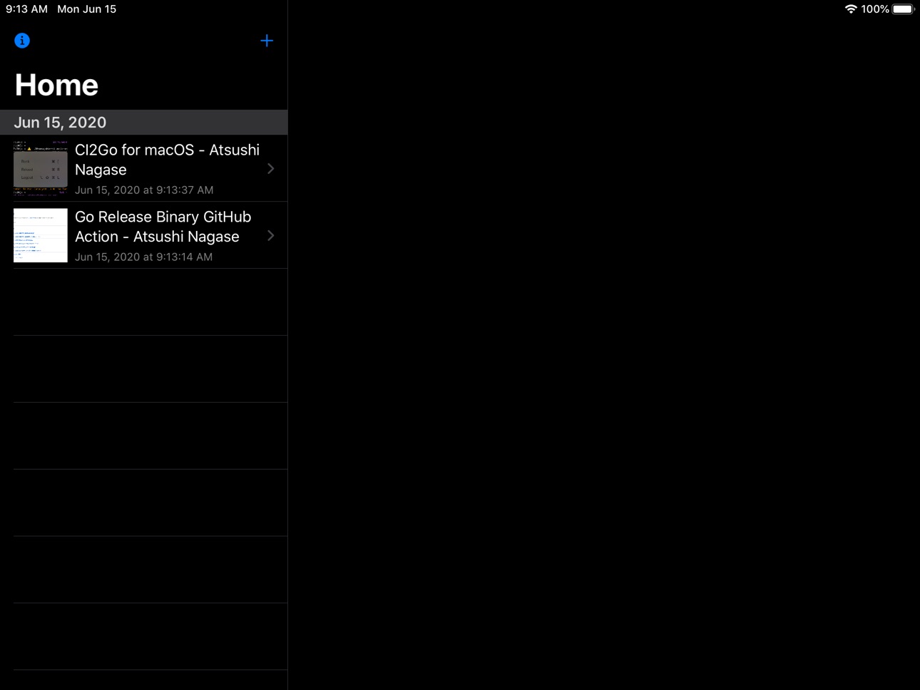 iPad screenshot