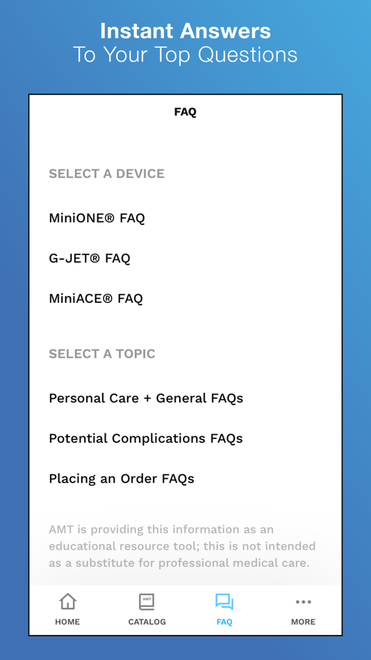 #7. AMT ONE Source (iOS) Podle: Applied Medical Technology, Inc.