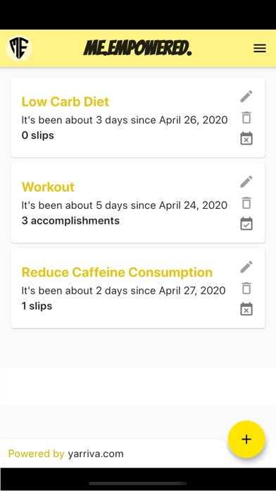 Me.Empowered. app screenshot