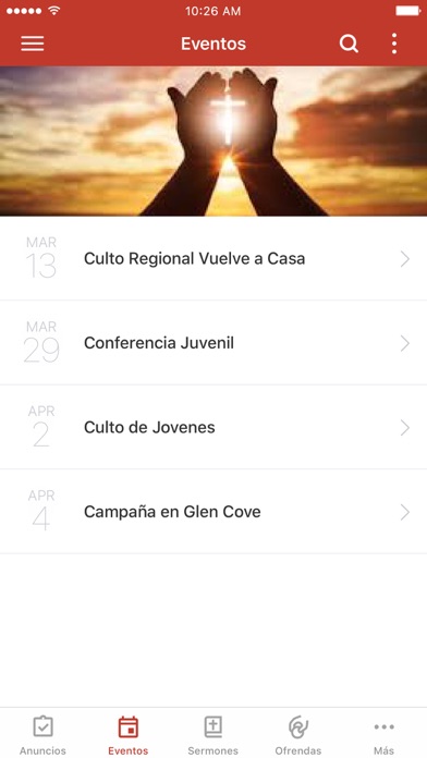 Iglesia Apostoles y Profetas Screenshot
