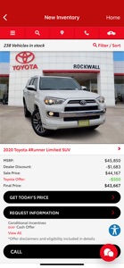 Toyota of Rockwall Dealer screenshot #3 for iPhone