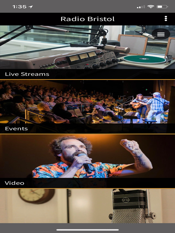 Radio Bristol WBCM iPad screenshot 1 - Music app