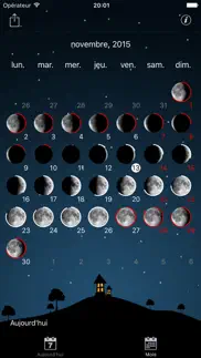 phases de la lune calendrier iPhone Captures Décran 4