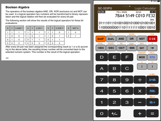 Calculator SC-323PU iPad app afbeelding 4