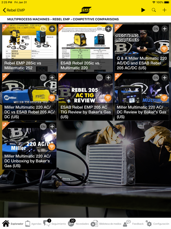 ESAB Ignite iPad screenshot 5 - Business app
