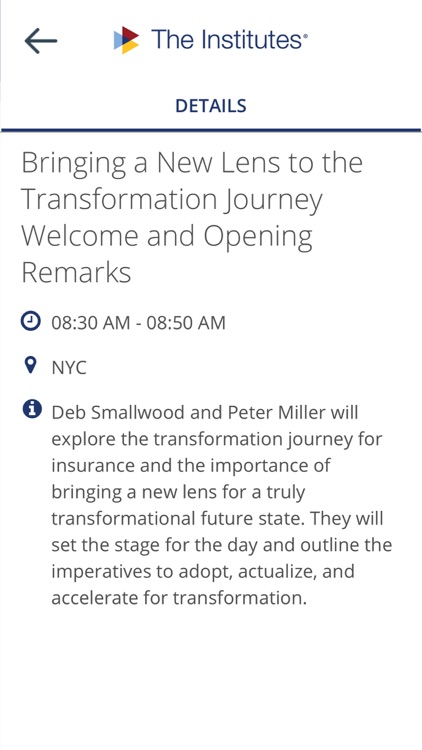 The Institutes Events screenshot-4