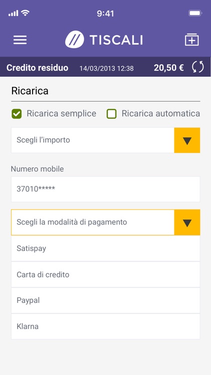 MyTiscali screenshot-7