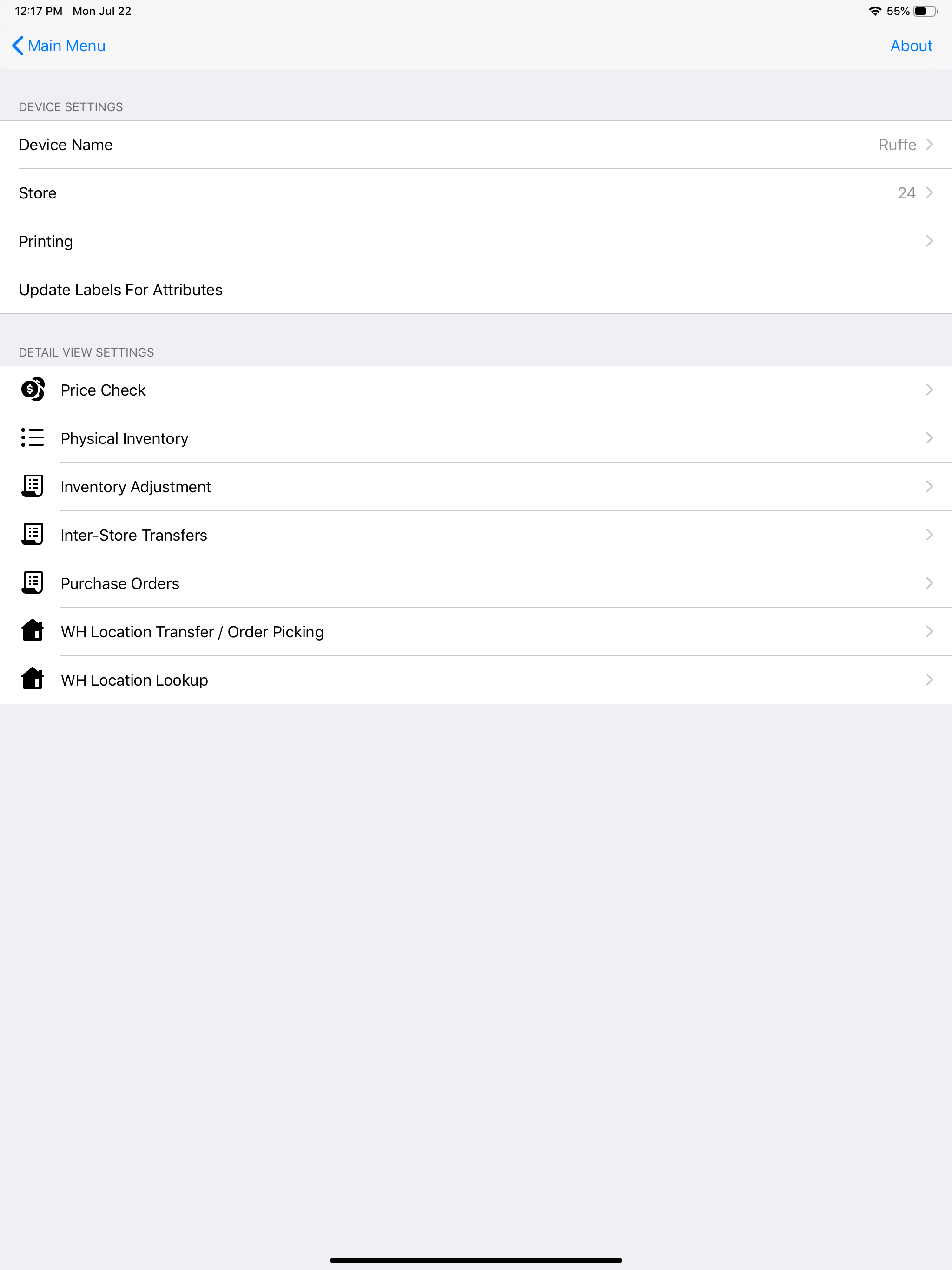 Stratus Mobile Inventory