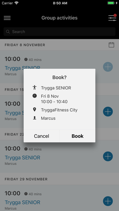 Screenshot #3 pour TryggaFitness