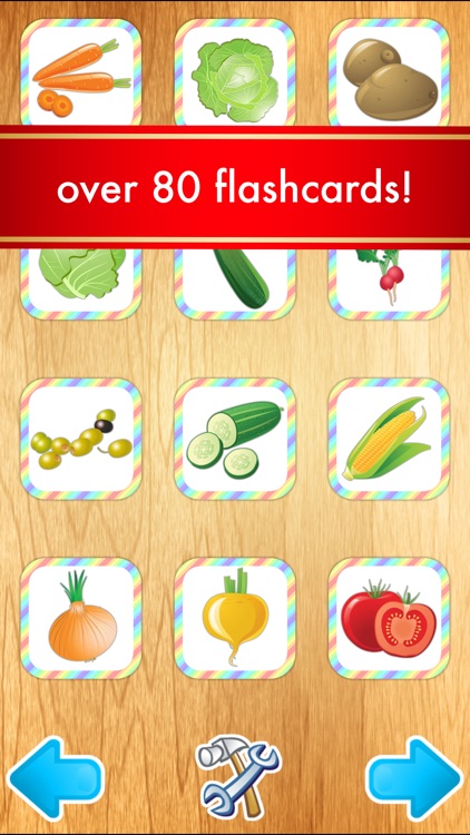 First Words Food Flashcards