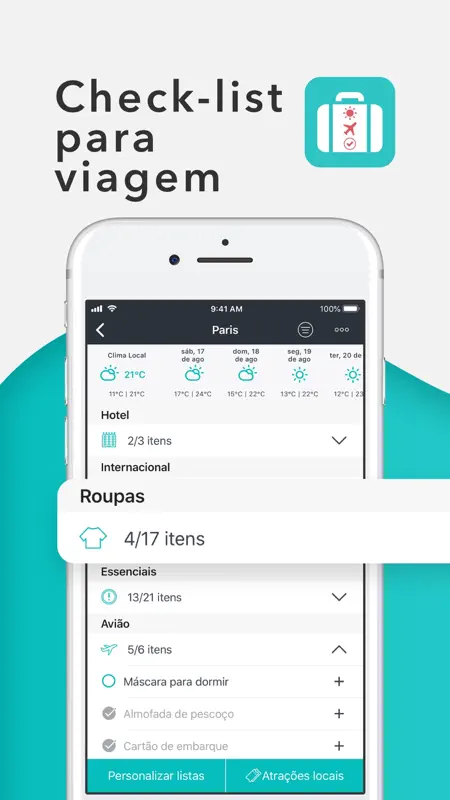Packr - Travel Packing List screenshot 1 of 5