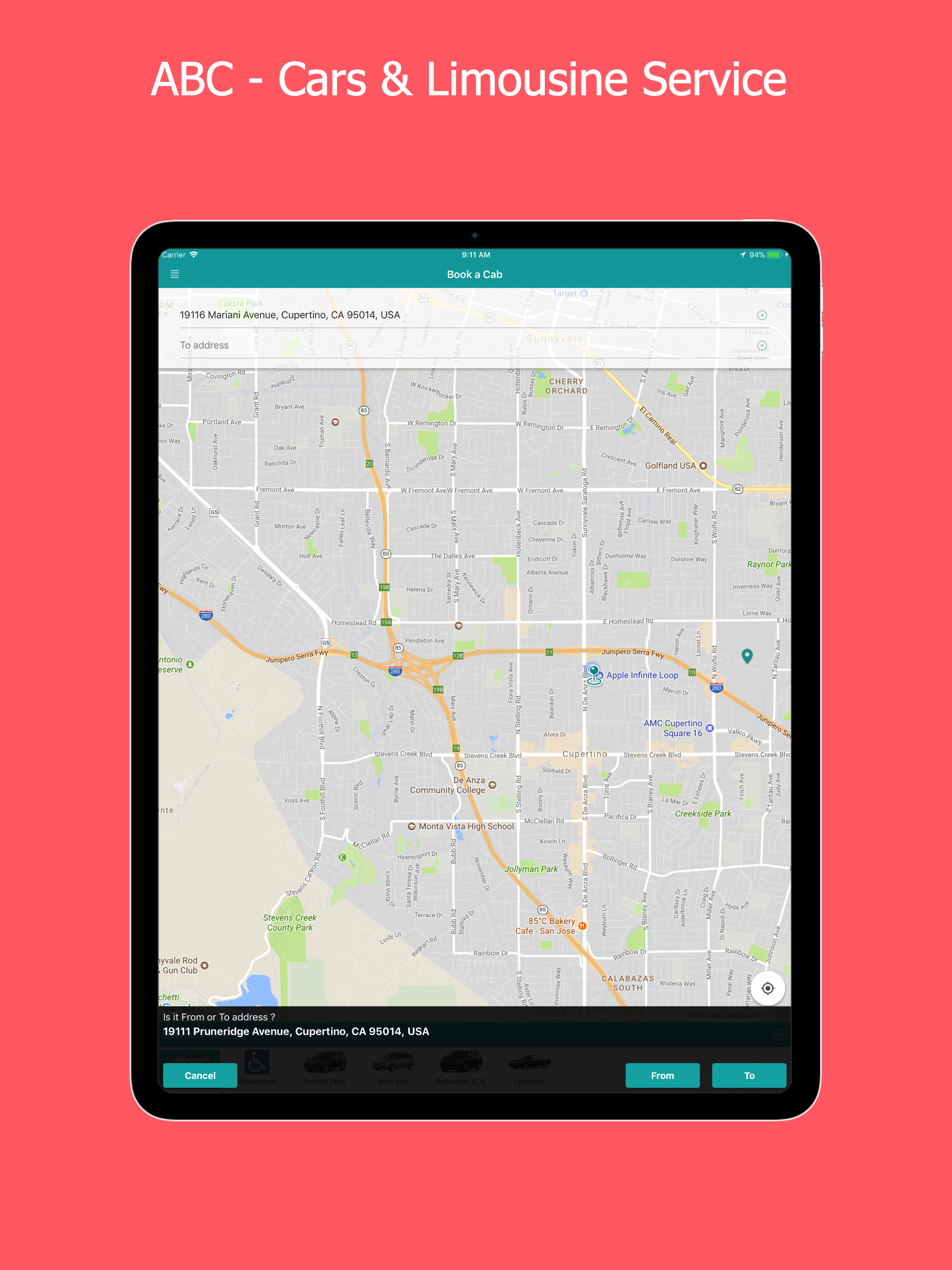 ABC Car Service Application