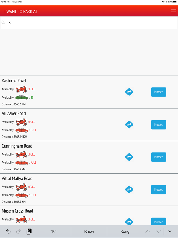 Screenshot #6 pour Namma Bengaluru Smart Parking
