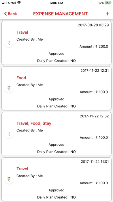 Kapture Mobile CRM Screenshot