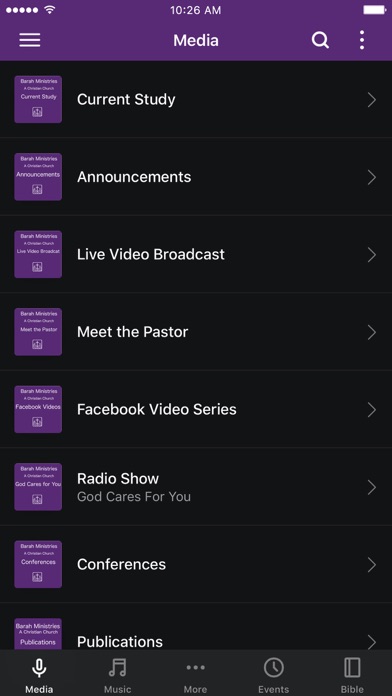 Barah Ministries App Screenshot