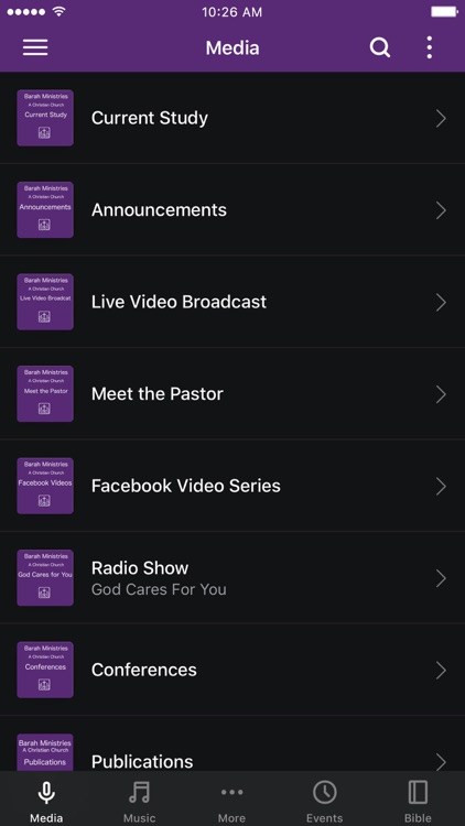 Barah Ministries App