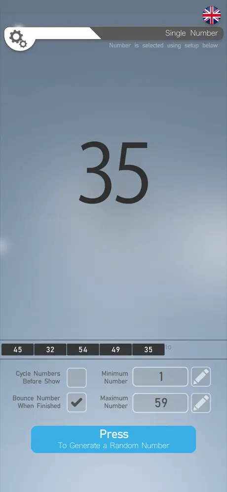 Random Number App