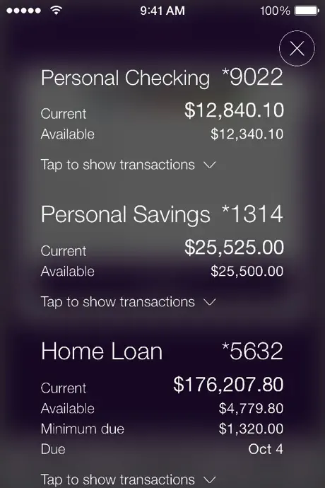 BankFinancial Mobile App