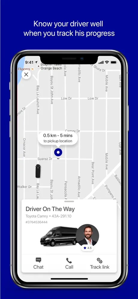 Coast.Cab passenger app