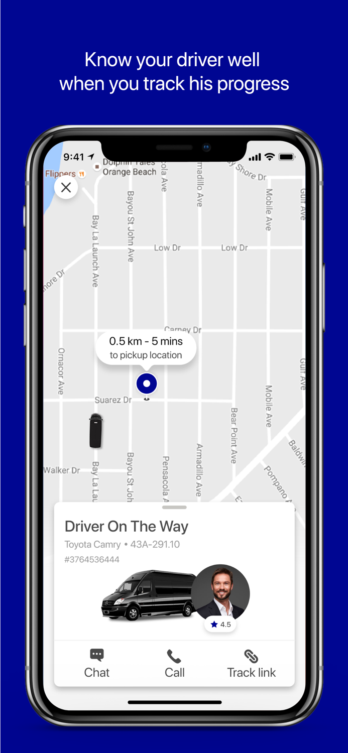 Coast.Cab passenger app