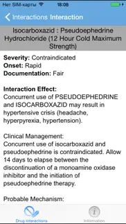 micromedex drug interactions iphone screenshot 2