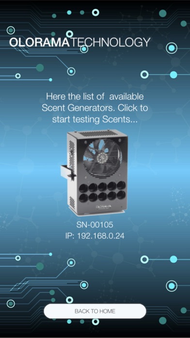 Olorama Scents Manager Screenshot