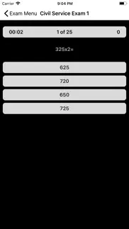 civil service exam prep iphone screenshot 2