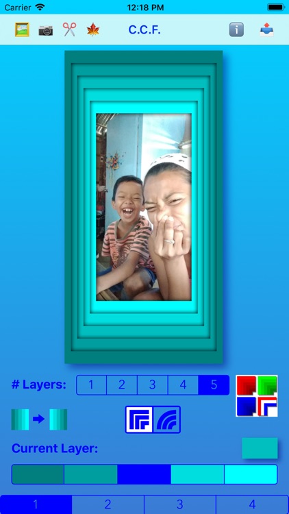 Colorful Curvy Frames