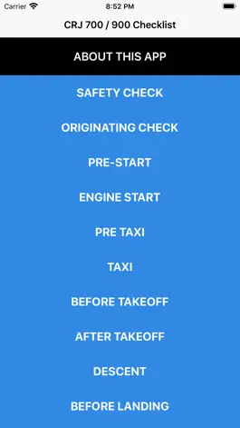 Game screenshot CRJ Checklists mod apk