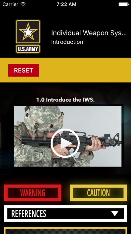 Individual Weapons System (iOS) 由: TRADOC Mobile Individual Weapons System (iOS) 由: TRADOC Mobile