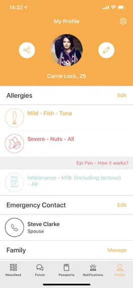 Game screenshot myAllergy Passport mod apk