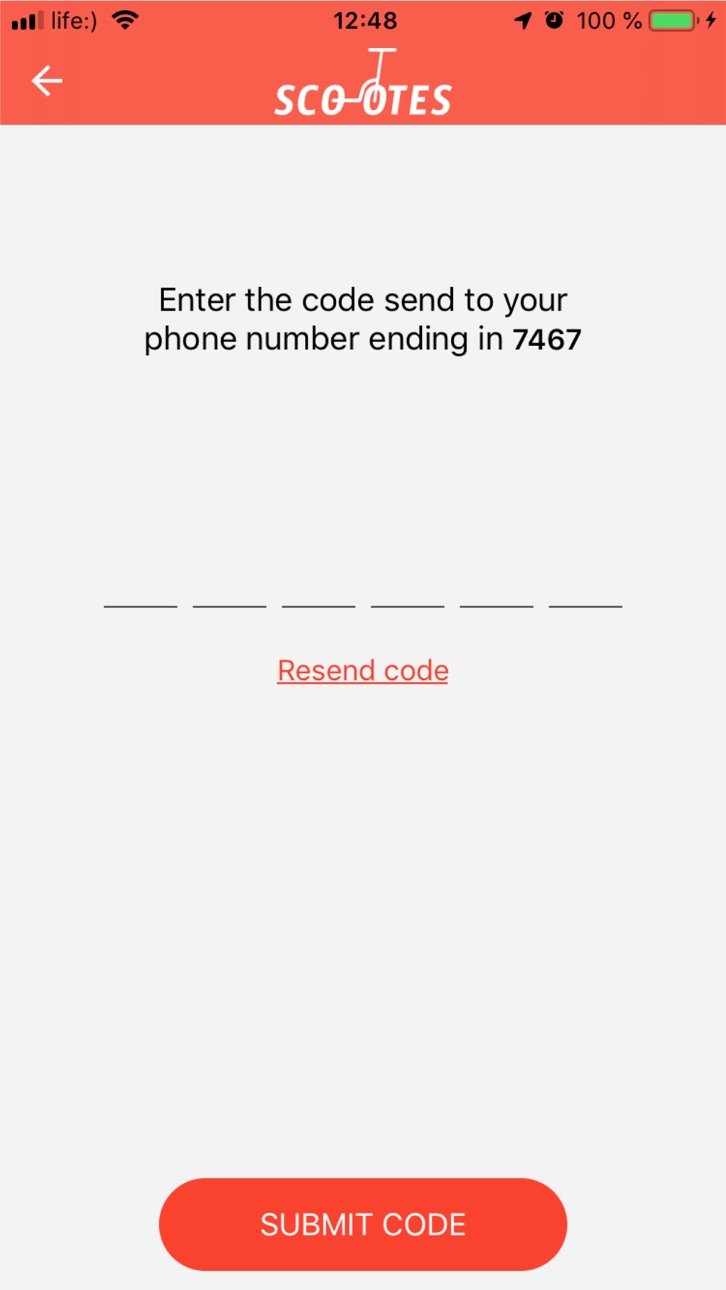 iPhone screenshot