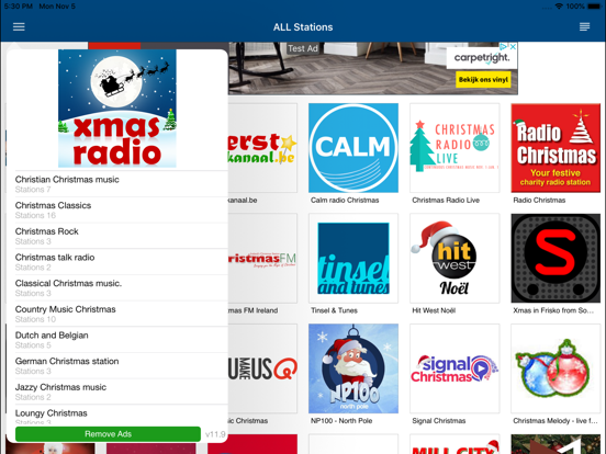 Kerst RADIO iPad app afbeelding 4