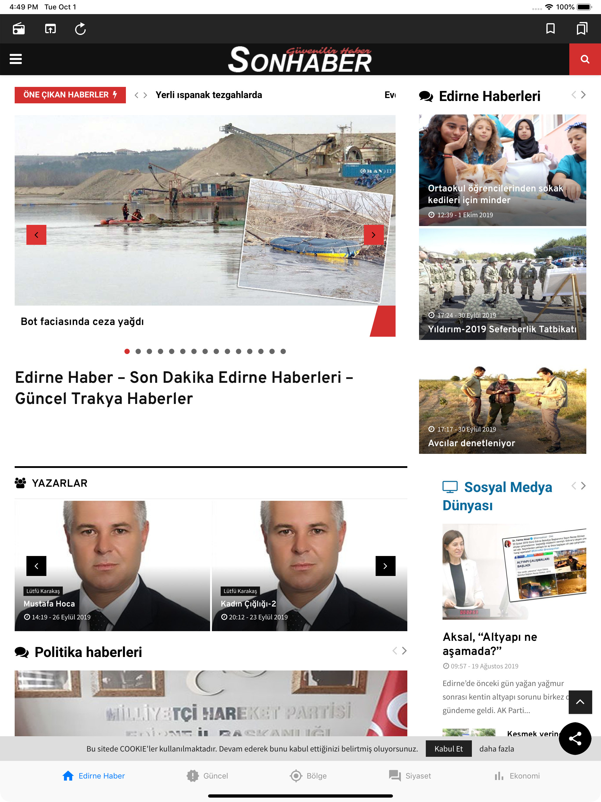 Edirne Sonhaber Gazetesi